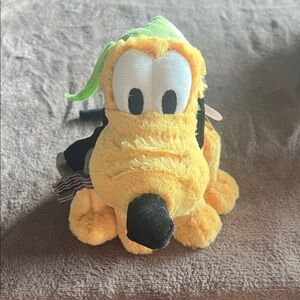 Disneyland Pluto Plush Dog with pirates of the Caribbean Sash